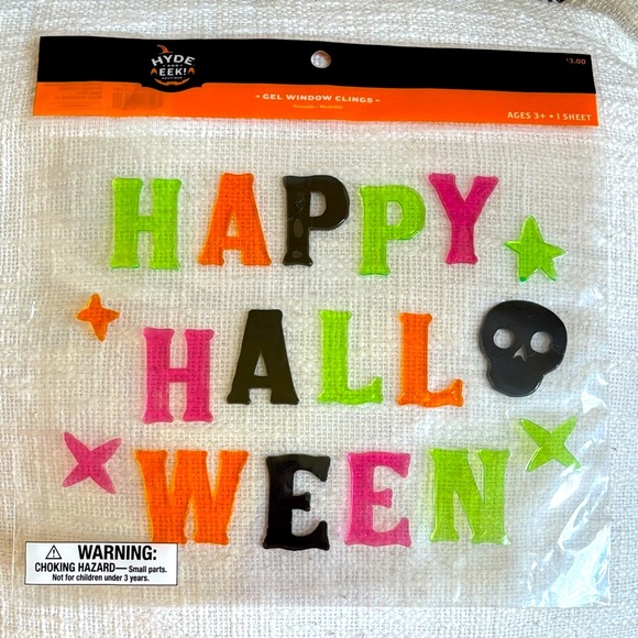 👻🧡 Two Sets of Halloween Gel Window Clings - Picture 1 of 4